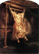 REMBRANDT Harmenszoon van Rijn The Flayed Ox France oil painting reproduction